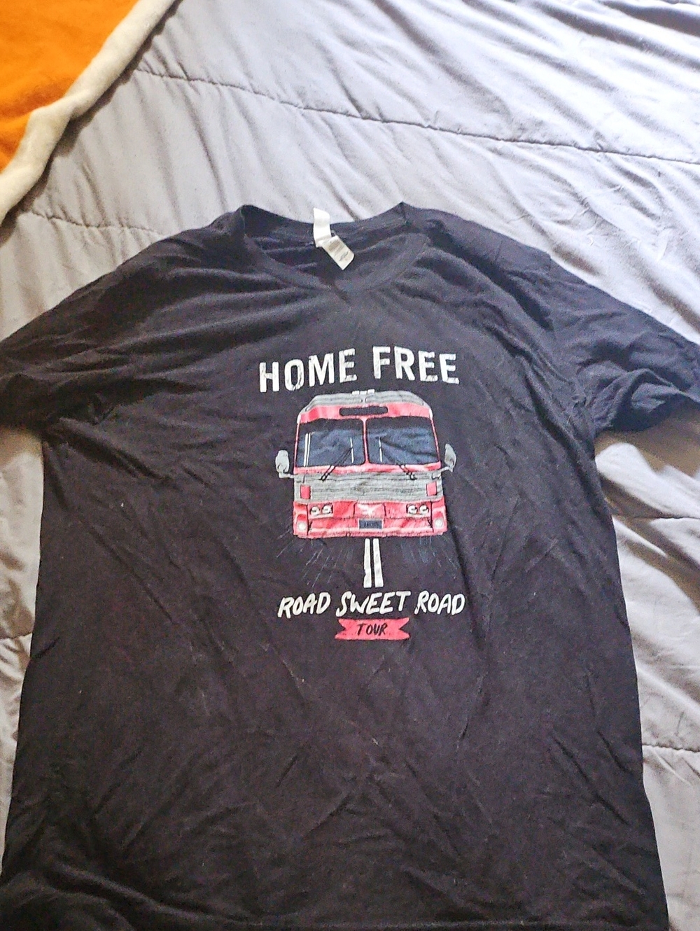 Bella Canvas Black Home Free Road Sweet Road Tour Graphic Tee